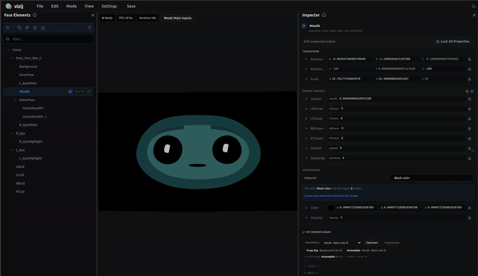 Authoring Face Element Inspecting